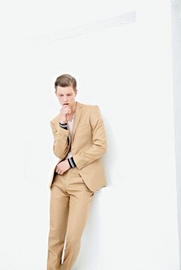 Camel Slim Cut Suit